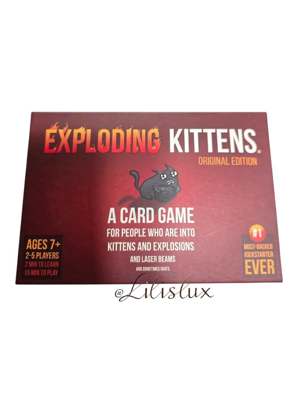 Exploding Kittens Original Edition Card Game - Open Box Like New Complete Unused